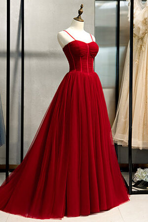 Robe de bal chaming bandouliere spaghetti ligne a luxueux longue - Photo 2