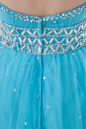 Robe de quinceanera avec sans manches avec perle ligne a - Photo 7