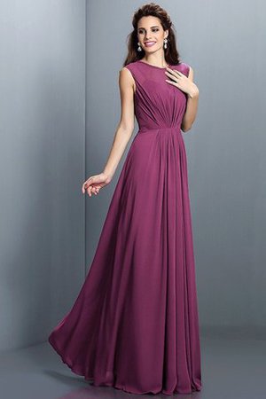 Robe demoiselle d'honneur longue avec chiffon au drapée de princesse ligne a - Photo 5