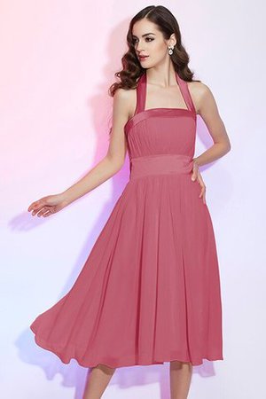 Robe demoiselle d'honneur plissé simple de princesse au drapée avec chiffon - Photo 28