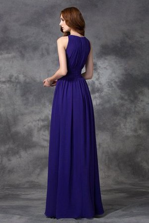 Robe demoiselle d'honneur longue fermeutre eclair avec chiffon ligne a de princesse - Photo 30