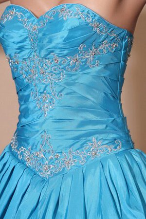 Duchesse-Linie A-Linie Herz-Ausschnitt pick up Quinceanera Kleid mit Rüschen - Bild 4