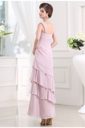 Breiter Träger Chiffon Prinzessin Sittsames Knöchellanges Ballkleid - Bild 2