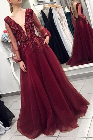 Vestido de Fiesta de Corte princesa de Maravilloso de Natural de Apliques - Foto 1