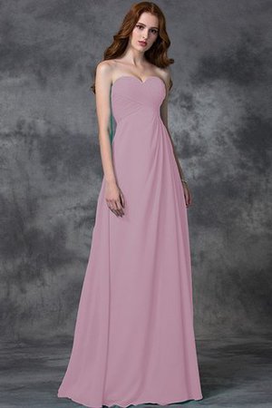 Robe demoiselle d'honneur longue jusqu'au sol manche nulle avec chiffon de princesse - Photo 21