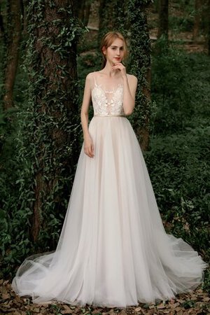 Abito da sposa medievale in tulle fantastico a riva all aperto cerniera - Foto 5