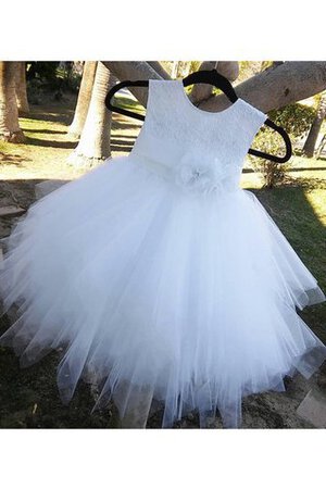 Vestido de Floristas de Corte Evasé de Corte-A de Fajas de Flores de Encaje Adorno - Foto 2