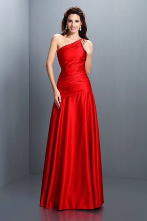 Robe de soirée formelle sexy longue avec zip a-ligne - Photo 1