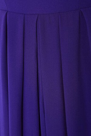 Robe demoiselle d'honneur long simple avec sans manches avec chiffon - Photo 4