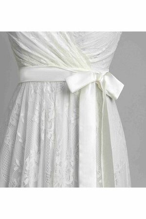 Robe de mariée femme branché facile delicat avec manche épeules enveloppants ligne a - Photo 7