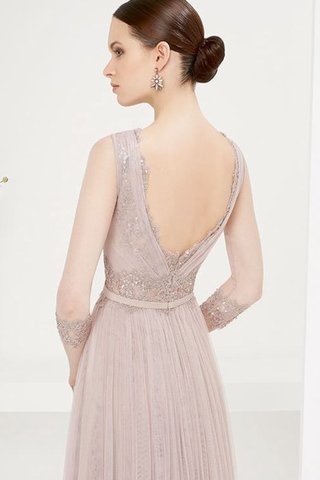 Robe de bal romantique luxueux textile en tulle avec perle ceinture en étoffe - Photo 2