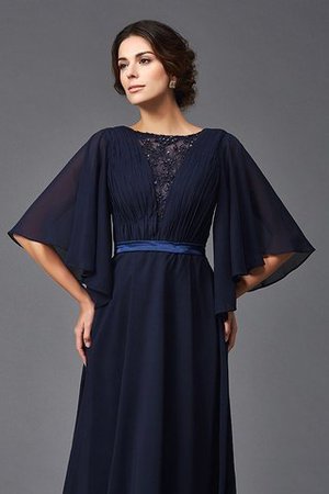 Abito mamma Sposa Lunghi Tondo in Chiffon con Perline Naturale - Foto 6