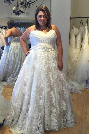 Vestido de Novia de Plisado de Cremallera de Volantes Adorno de Abalorio - Foto 3