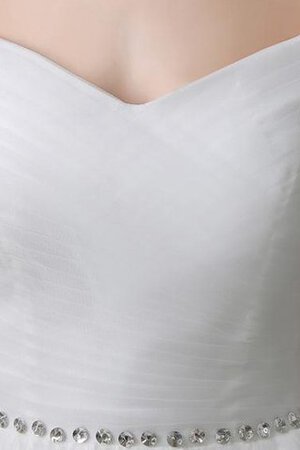 Robe de mariée romantique avec manche 1/2 avec décoration dentelle ligne a cordon - Photo 5