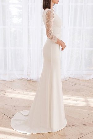 Robe de mariée de sirène belle longueur au ras du sol impressioé chic - Photo 3