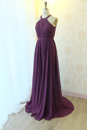 Robe de soirée belle en satin extensible fermeutre eclair longue romantique - Photo 2