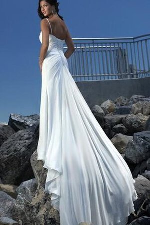 Robe de mariée facile exclusif avec lacets avec sans manches avec fronce - Photo 2