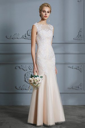 Robe de mariée avec broderie de traîne courte avant-gardiste longue solennelle - Photo 4