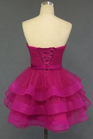 Robe fête de la rentrée à la mode attirent de col en cœur en tulle en organza - Photo 2