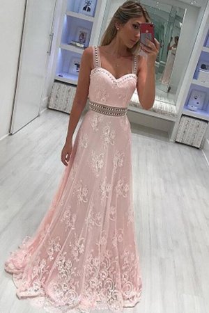 Robe de soirée avec sans manches ligne a decoration en fleur gracieux de col en cœur - Photo 1