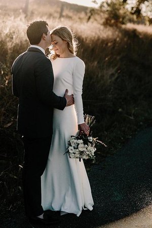 Abito da sposa adorabile convenzionale spazzola treno lunghi all aperto semplice - Foto 1