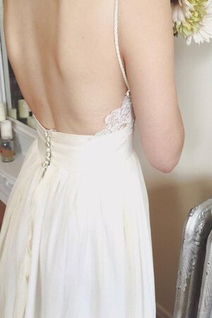 Abito da Sposa V-Scollo in Chiffon Cuore Formale E Informale a riva sensuale - Foto 5