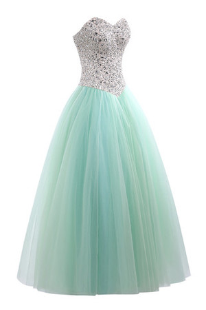 Robe de quinceanera officiel à la mode en satin élastique de col en cœur balancement - Photo 5