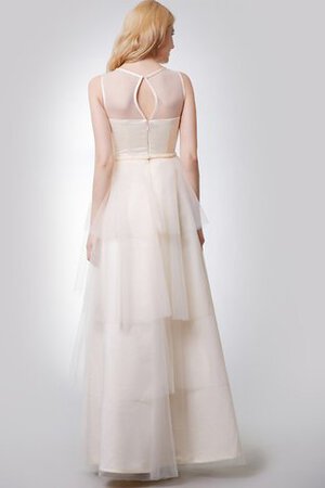 Robe demoiselle d'honneur facile luxueux romantique manche nulle textile en tulle - Photo 2