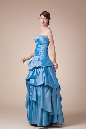 Abito Quinceanera con Stropicciato con Piega Senza Maniche con Applique Ball Gown - Foto 4