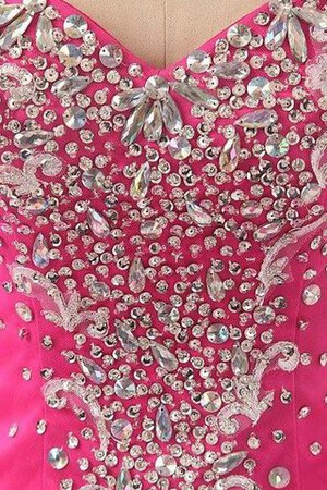 Vestido de Quinceañeras en Tul y Encaje de Apliques de Cordón de Escote Corazón - Foto 4