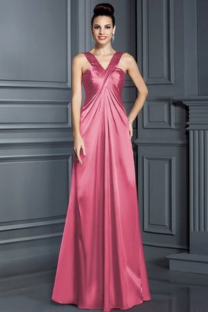 Robe demoiselle d'honneur longue avec zip avec sans manches de princesse ligne a - Photo 29