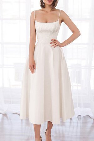 Robe de mariée jusqu'au mollet merveilleux formelle sexy bref - Photo 1