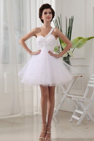 Robe douce seize en tulle ligne a col en forme de cœur au niveau de cou bretelles spaghetti - Photo 3