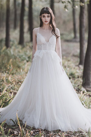 Vestido de Novia de Corte princesa en Encaje y Tul de Maravilloso - Foto 1