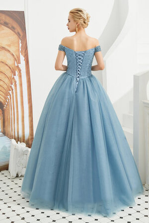 Robe de bal en satin en tulle ligne a charme romantique - Photo 2