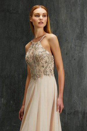 Robe de bal naturel longue dos nu avec perle de princesse - Photo 3