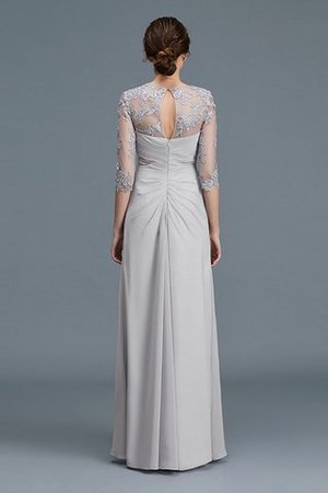 Robe mère de mariée vintage ligne a de lotus de princesse col u profond - Photo 2