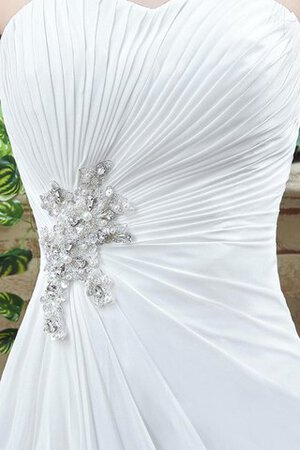 Robe de mariée exclusif moderne avec sans manches de bustier avec lacets - Photo 2
