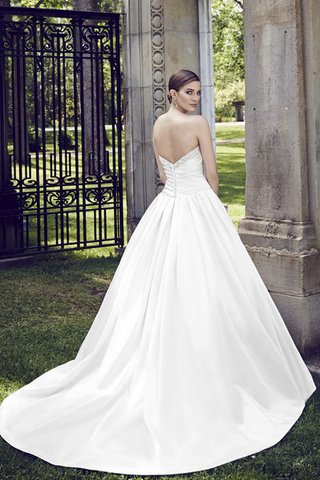 Robe de mariée derniere tendance ligne a col en forme de cœur balancement au drapée - Photo 2