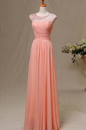 Robe de bal plissé romantique ligne a col u profond ruché - Photo 1