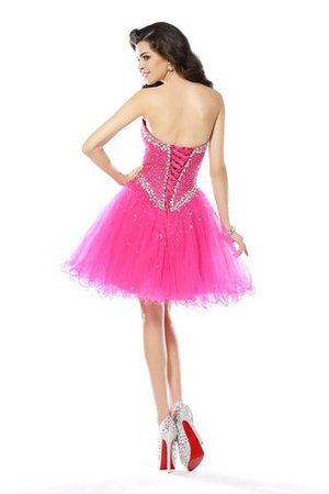 Normale Taille Prinzessin Herz-Ausschnitt Formelles Bezauberndes Cocktailkleid - Bild 2