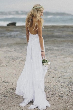 Robe de mariée a-ligne sans dos mode femme branché facile - Photo 2