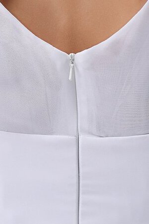 Strand Ärmellos Chiffon Juwel Ausschnitt legeres bescheidenes Brautkleid - Bild 6