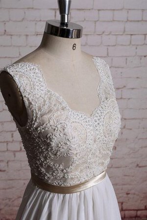 Robe de mariée informel grandiose boutonné ceinture avec chiffon - Photo 4