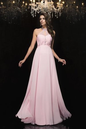 Robe de bal naturel de princesse avec sans manches longueru au niveau de sol a-ligne - Photo 5