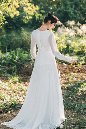 Abito da sposa a terra scintillante elegante v-scollo cerniera spazzola treno - Foto 4