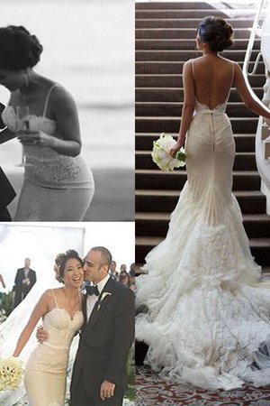 Clasico Vestido de Novia de Corte Sirena de Sin mangas - Foto 1