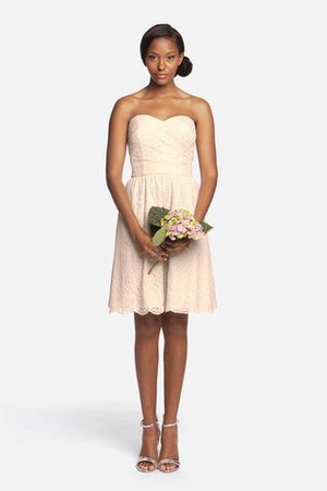 Mini modisches Brautjungfernkleid mit Bordüre - Bild 9