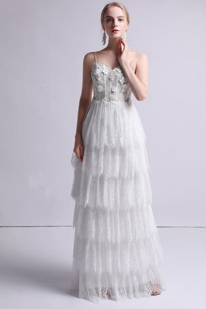 Robe de mariée a salle intérieure populaire avec fleurs exclusif exceptionnel - Photo 5