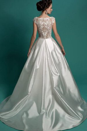 Abito da Sposa A Terra Ball Gown Barchetta Cappellino Cerniera tradizionale - Foto 2